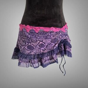 BMW Pink and Purple Mini Skirt